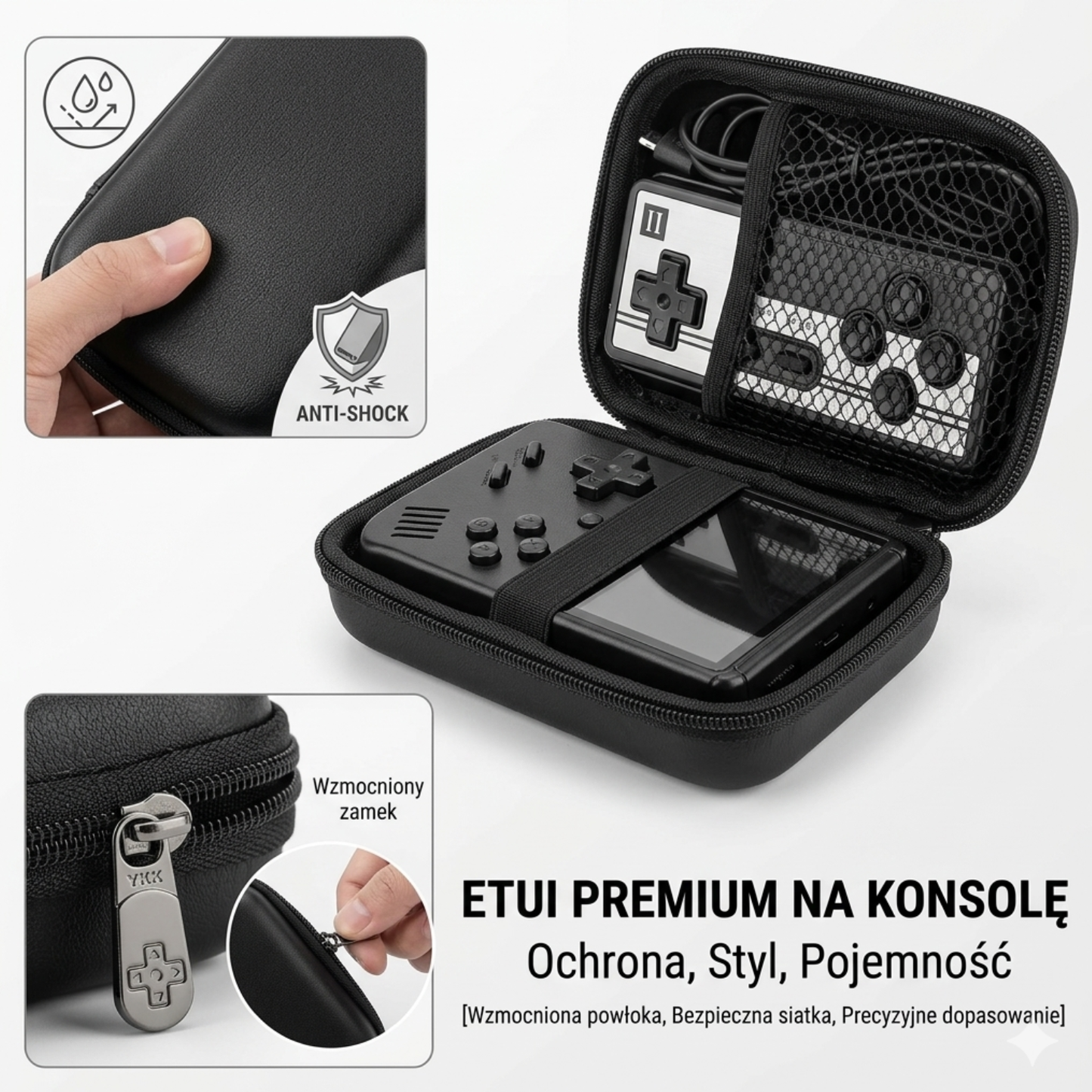 Gamefy™ – Mini Konsola z 500 Grami w Zestawie